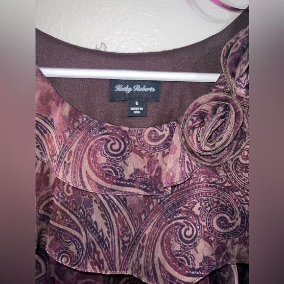 NWOT KATHY ROBERTS DRESS SIZE 8 EXCELLENT CONDITION - Picture 3 of 7